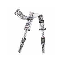 Ремінь для гітари DiMarzio STEVE VAI CLIPLOCK - ART STRAP WHITE