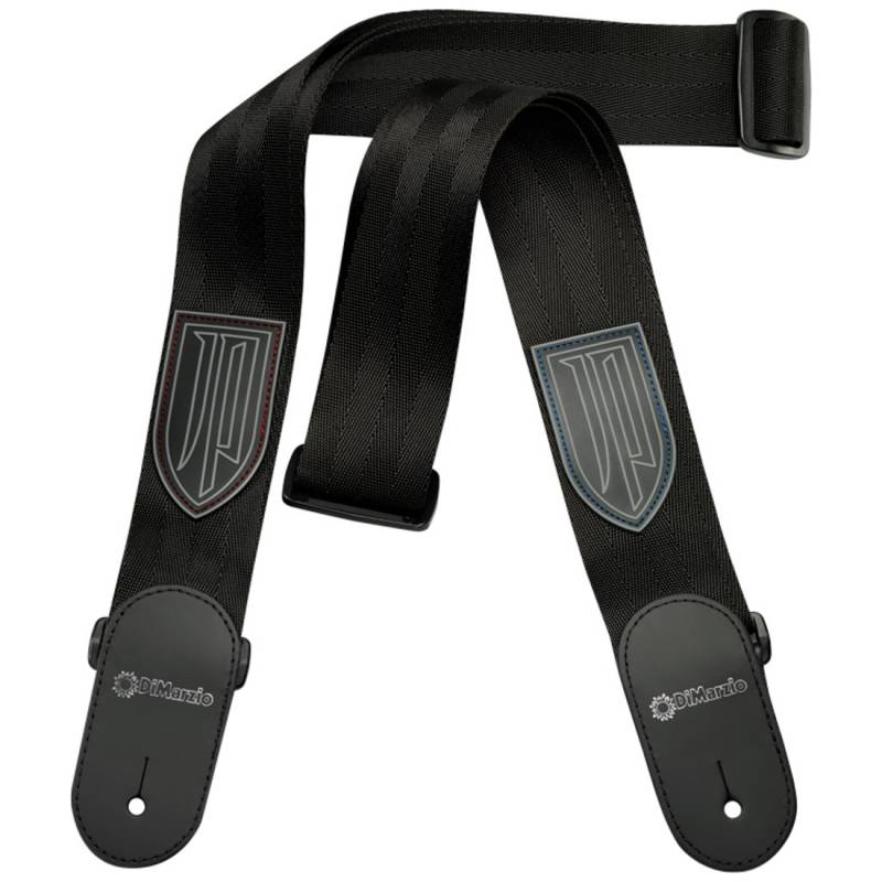 Ремень для гитары DIMARZIO JOHN PETRUCCI NYLON WITH LEATHER ENDS
