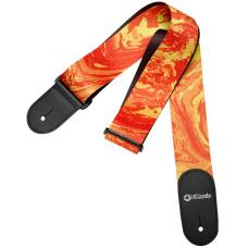 Ремень для гитары DIMARZIO STEVE VAI PRINT - ORANGE UNIVERSE