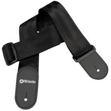 Ремінь для гітари DIMARZIO NYLON WITH LEATHER ENDS (BLACK)