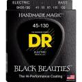 Струни для бас-гітари DR BKB5-130 Black Beauties K3 Coated Medium 5-Strings 45-130