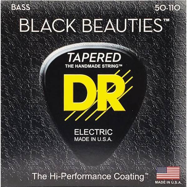 Струни для бас-гітари DR BKBT-50 Black Beauties Black Coated 50/110