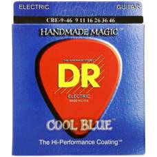 Струни для електрогітари DR CBE-9-46 Cool Blue Light Heavy Coated 9/46