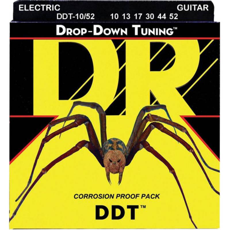 Струны для электрогитары DR DDT-10/52 Drop-Down Tuning Nickel Plated Big Heavy 10/52