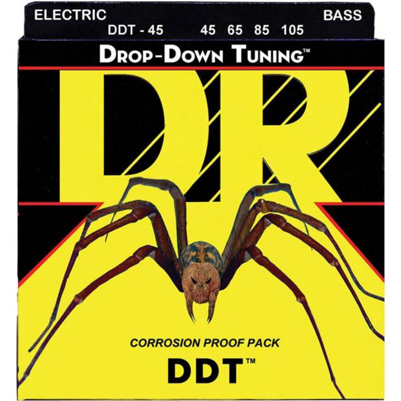 Струны для бас-гитары DR DDT-45 Drop-Down Tuning Medium 45/105