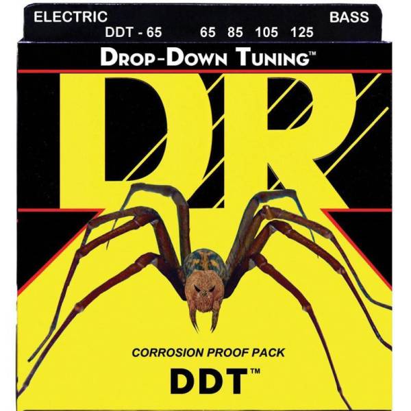 Струни для бас-гітари DR DDT-65 Drop-Down Tuning Extra Heavy 65/125