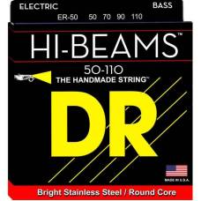 Струни для бас-гітари DR ER-50 Hi-Beam Stainless Steel Heavy 50/110