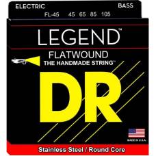Струны для бас-гитары DR FL-45 Legend Flatwound Medium 45/105