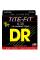 Струны для электрогитары DR LLT-8 Tite-Fit Nickel Plated Lite Lite 8/38