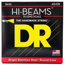 Струны для бас-гитары DR Strings HI-BEAM Bass - Medium - Long Scale (45-105)