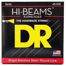 Струни для бас-гітари DR Strings HI-BEAM Bass - Medium - Long Scale (45-105)