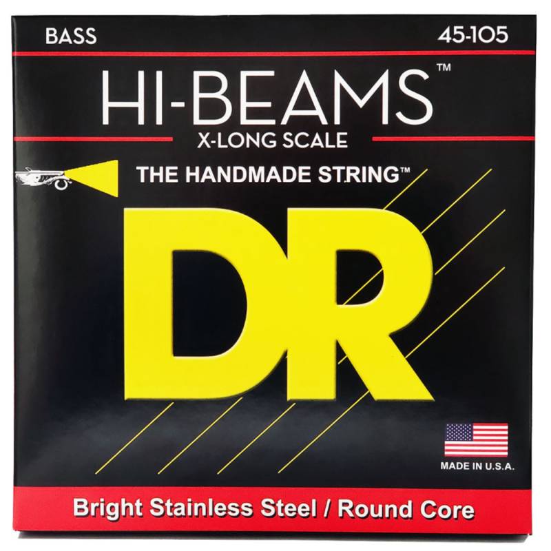 Струни для бас-гітари DR Strings HI-BEAM Bass - Medium - Long Scale (45-105)