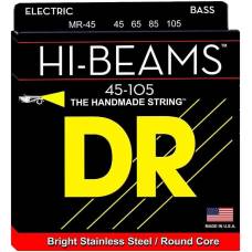 Струни для бас-гітари DR MR-45 Hi-Beam Stainless Steel 4 String Medium 45/105