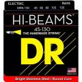 Струны для бас-гитары DR MR5-130 Hi-Beam Stainless Steel 5 String Medium 45/130