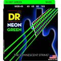Струни для бас-гітари DR NGB-45 Hi-Def Neon Green K3 Coated Medium 45/105
