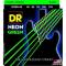 Струни для бас-гітари DR NGB5-45 Hi-Def Neon Green K3 Coated Medium 5 Strings 45/125