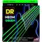 Струни для бас-гітари DR NGB6-30 Hi-Def Neon Green K3 Coated Medium 6 strings 30/125