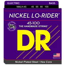 Струны для бас-гитары DR NMLH-45 Lo-Rider Nickel Wound Med/Light 45-100
