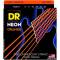 Струни для електрогітари DR NOE-9 Hi-Def Neon Orange K3 Coated Light 9/42