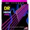 Струны для электрогитары DR NPE-9 Hi-Def Neon Pink K3 Coated Light 9/42