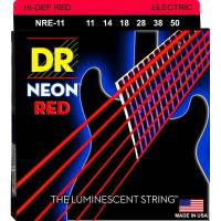 Струни для електрогітари DR NRE-11 Hi-Def Neon Red K3 Coated Heavy 11/50