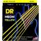 Струны для бас-гитары DR NYB6-30 Hi-Def Neon Yellow K3 Coated Medium 6 Strings 30/125