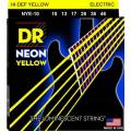 Струни для електрогітари DR NYE-10 Hi-Def Neon Yellow K3 Coated Medium 10/46