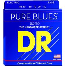 Струни для бас-гітари DR PB-50 Pure Blues Quantum-Nickel Heavy 50/110