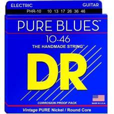 Струни для електрогітари DR PHR-10 Pure Blues Pure Nickel Medium 10/46