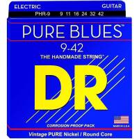 Струны для электрогитары DR PHR-9 Pure Blues Pure Nickel Light 9/42