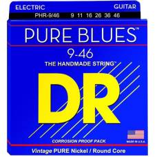Струны для электрогитары DR PHR-9/46 Pure Blues Pure Nickel Light & Heavy 9/46