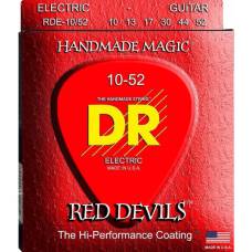 Струны для электрогитары DR RDE-10/52 Red Devils Medium-Heavy Coated 10/52