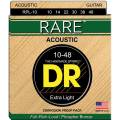 Струни для акустичної гітари DR RPL-10 Rare Phosphor Bronze Extra Light 10/48