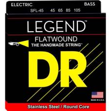 Струны для бас-гитары DR SFL-45 Legend Flatwound Medium 45/105