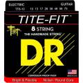 Струни для електрогітари DR TF8-10 Tite-Fit Nickel Plated Medium 8 Strings 10/75