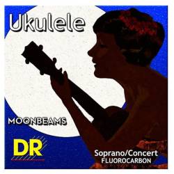 Струни для укулеле DR Strings UFSC Moonbeams Soprano/Concert Fluorocarbon