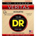 Струни для акустичної гітари DR VTA-10 Veritas Phosphor Bronze Extra Light 10/48