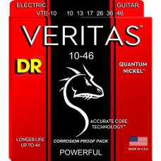 Струны для электрогитары DR VTE-10 Veritas Quantum Nickel 10/46