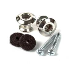 Стреплоки для ремня DUNLOP STRAPLOK DUAL DESIGN STRAP BUTTON SET - NICKEL