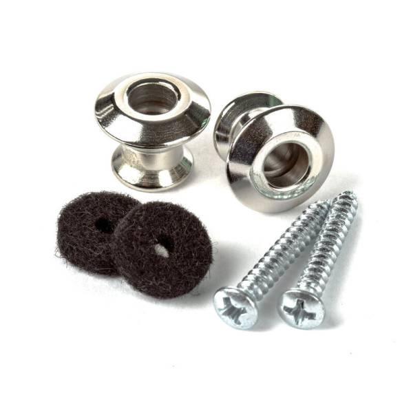 Стреплоки для ременя DUNLOP STRAPLOK DUAL DESIGN STRAP BUTTON SET - NICKEL
