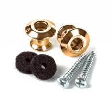 Стреплоки для ременя DUNLOP STRAPLOK DUAL DESIGN STRAP BUTTON SET - GOLD