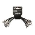 Інструментальний кабель Dunlop 3PDCP06 MXR Patch Cable 0.15m (6in) (Right Angle) (3 шт.)