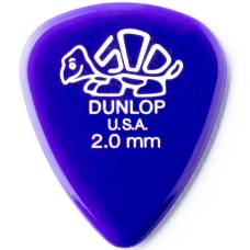 Медиатор Dunlop 4100 Delrin 500 Standard Plectrum Guitar Pick 2.0 mm (1 шт.)