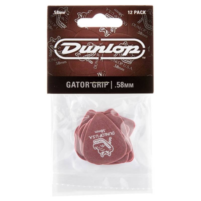 Медиаторы Dunlop 417P.58 Gator Grip Player's Pack 0.58 mm (12 шт.)