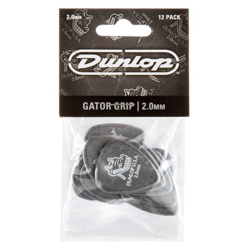 Медіатори Dunlop 417P2.0 Gator Grip Player's Pack 2.0 mm (12 шт.)