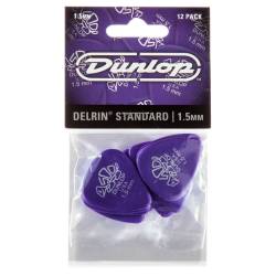 Медіатори Dunlop 41P1.5 Delrin 500 Standard Plectrum Player's Pack 1.5 mm (12 шт.)