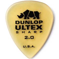 Медиатор Dunlop 4330 Ultex Sharp Guitar Pick 2.0 mm (1 шт.)