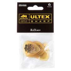 Медіатори Dunlop 433P2.0 Ultex Sharp Player's Pack 2.0 mm (6 шт.)