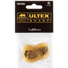 Медіатори Dunlop 433P1.40 Ultex Sharp Player's Pack 1.40 mm (6 шт.)