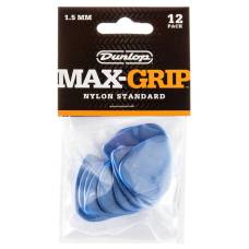 Медіатори Dunlop 449P1.5 Max-Grip Nylon Standard Player's Pack 1.5 mm (12 шт.)